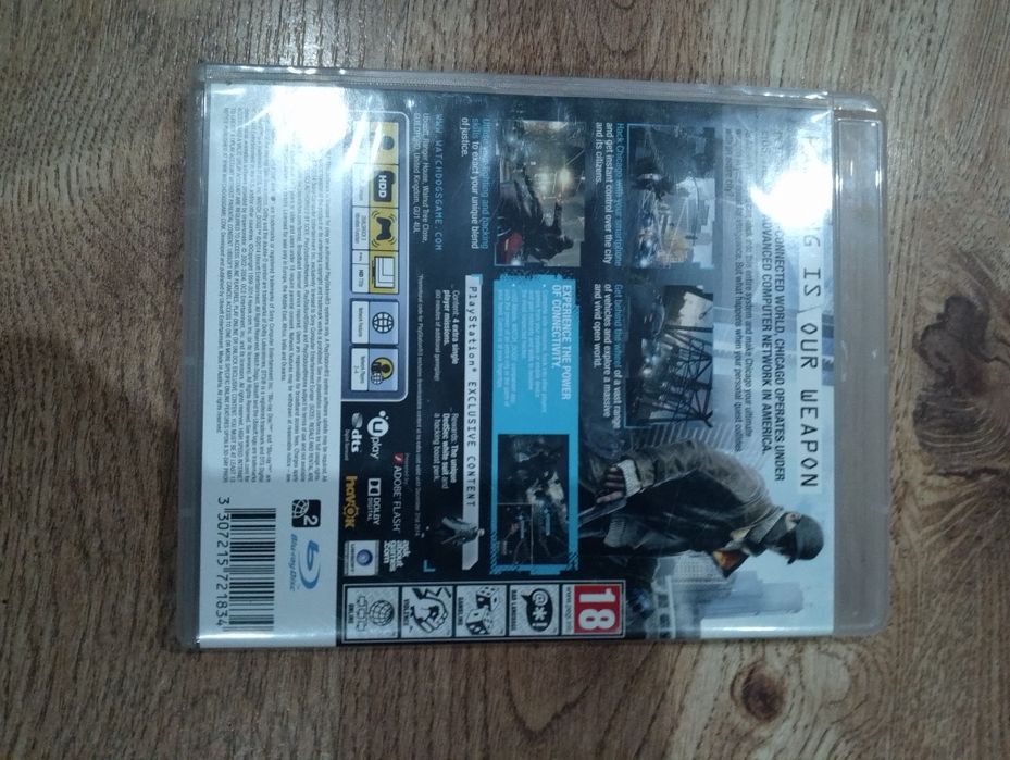Sprzedam grę watch Dogs na ps3