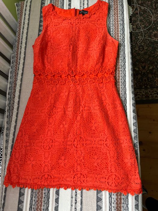 Sprzedam sukienke Topshop rozm 8 pomaranczowa