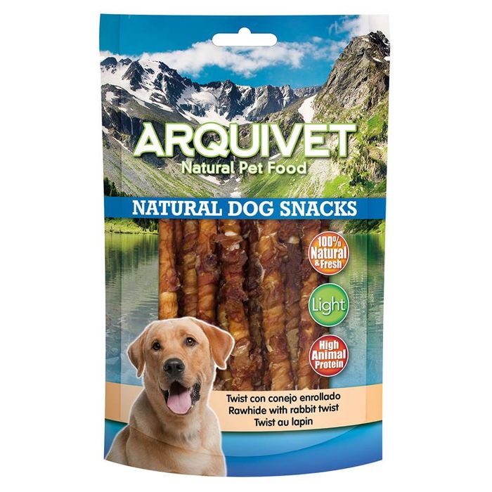 ARQUIVET Patyczki owinięte królikiem 13 cm, 100 g x6