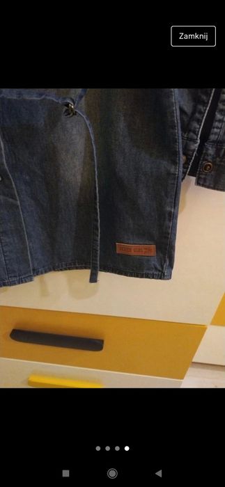 Jeansowa tunika denim girl roz. 122