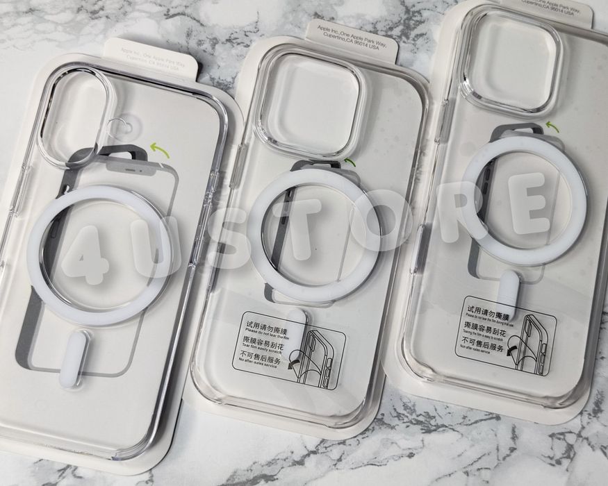 Чехол Clear Case Magsafe iPhone 16 Pro Max прозрачный чохол прозорий