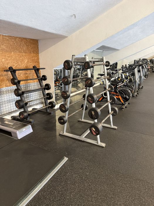 Suporte barras musculação e barras