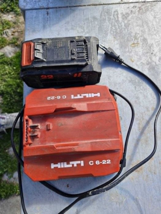 Bateria Hilti 9Ah B 22-195, ładowarka C 6-22