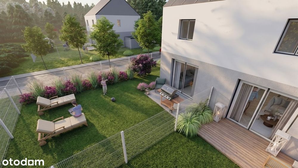 Nowy etap! Dom 86,64 m² z ogrodem i garażem
