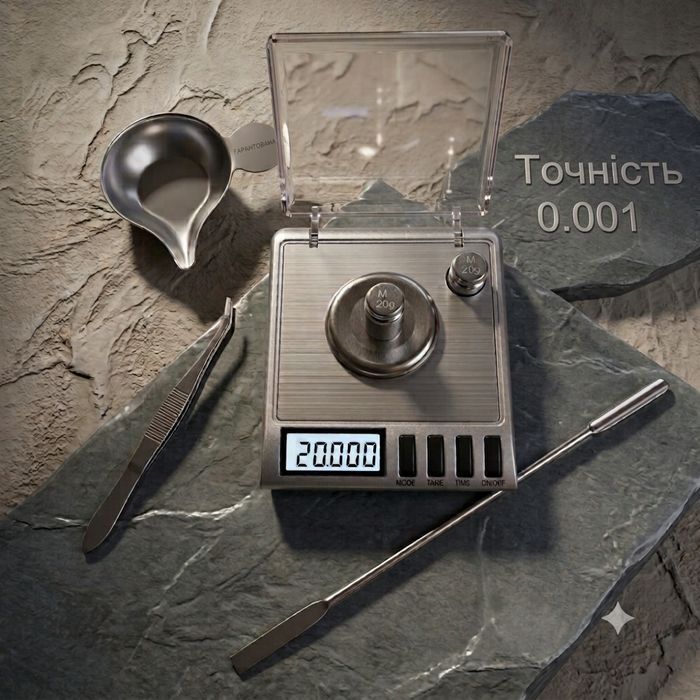 Ваги ювелірні точність 0.001 до 50 грам