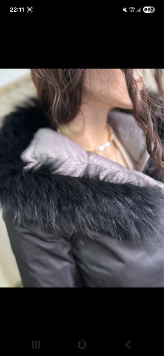 Plaszcz Ochnik jenot puch naturalny