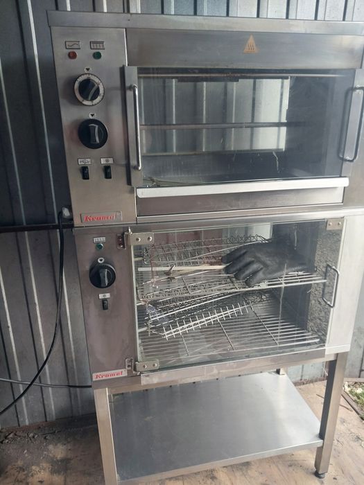 Rożno elektryczne 9 kurczaków z podgrzewaczem