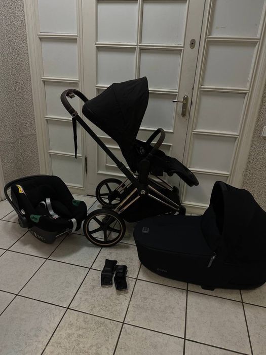 Коляска 3в1 Cybex Priam 4.0 Rose Gold