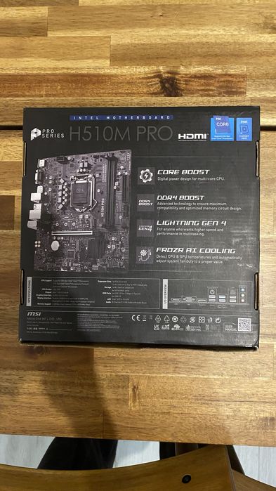 MSI H510M PRO LGA1200 – Como nova, com caixa