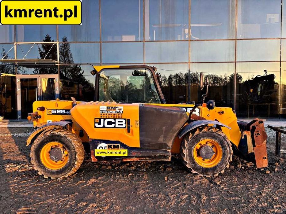 JCB 525-60 Ładowarka Teleskopowa 2015R. MTH: 1516! JCB 520-40 MANITOU