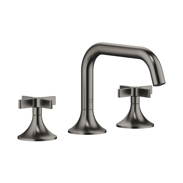 Dornbracht VAIA – bateria umywalkowa 3-otworowa Dark Platinum matt