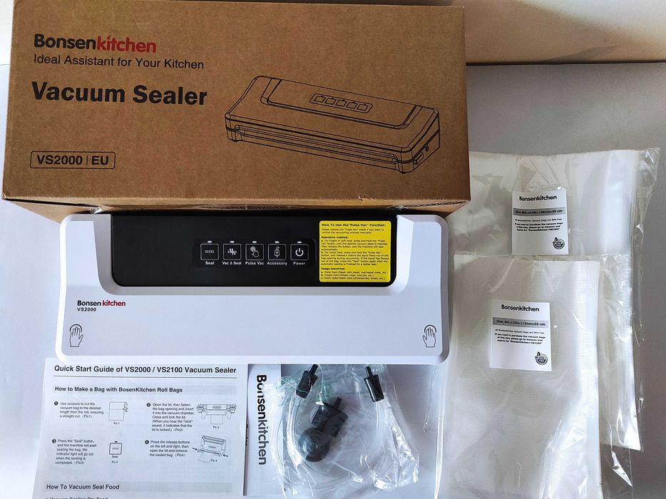 Zgrzewarka próżniowa Bonsenkitchen SV2000 plus worki
