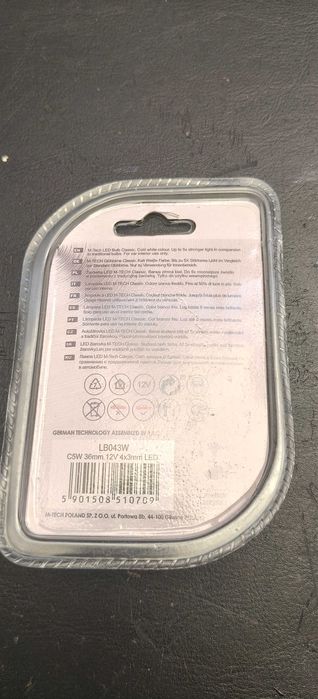 M-Tech Żarówka LED C5W 36mm 12V 0,27W LB043W 2szt