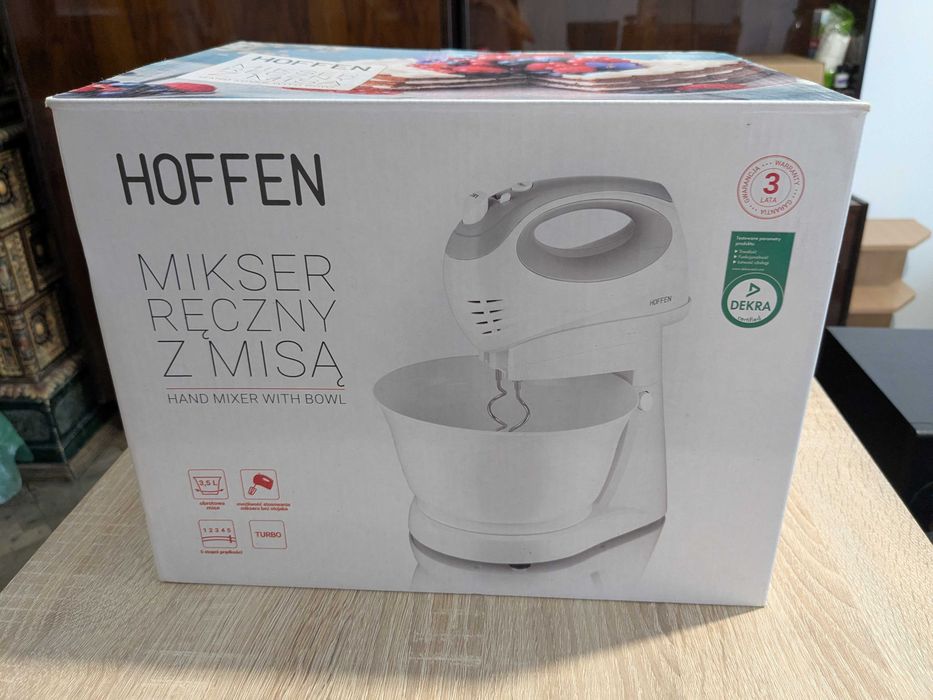 Hoffen Mikser ręczny z misą 3,5L
