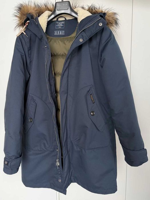 Kurtka zimowa męska Abercrombie & Fitch oryginalna parka - jak nowa