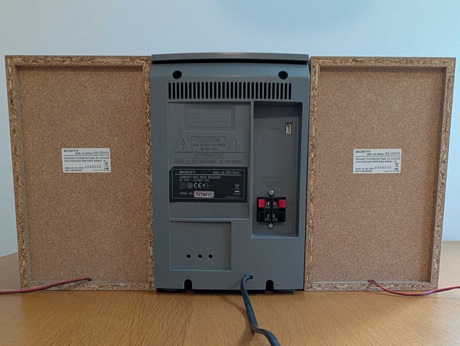 Sony CMT-EH10 mini wieża stereo + pilot, komplet