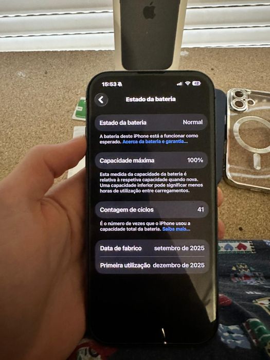 Iphone 17 Novo 1 mes de uso com extras