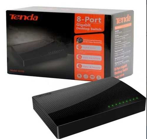 Switch de Rede Tenda SG108 com 8 portas Ethernet (Como novo)