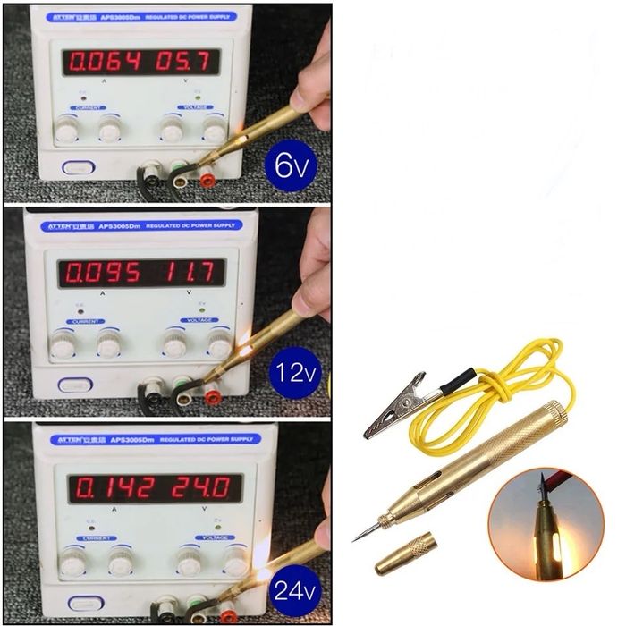 Тестер автомобильный (контролька) 6-12v