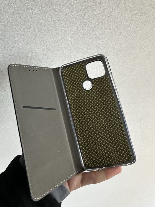 Etui zamykane niebieskie do OPPO A15/A15s/A35