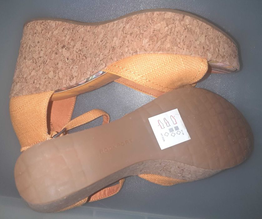 Sandalias na cor ocre Rockport