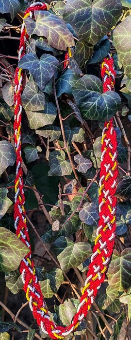 Piękny naszyjnik etno, koraliki