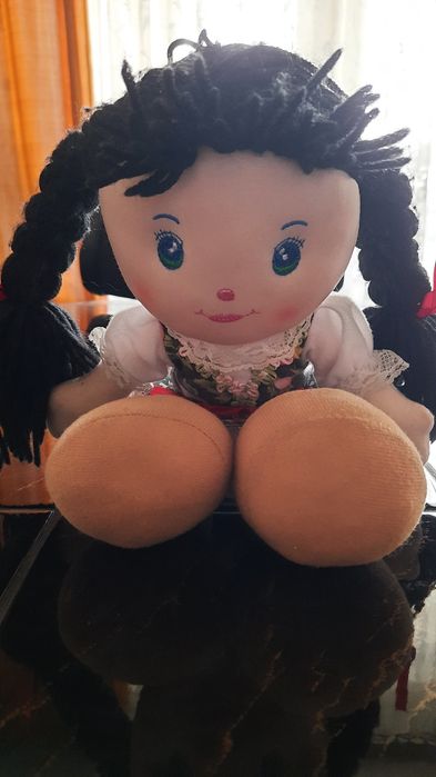 Lalka przytulanka góralka 36 cm.