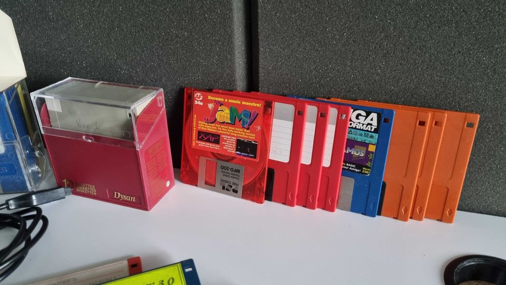 Joystick Top Star Amiga w zestawie z dyskietkami