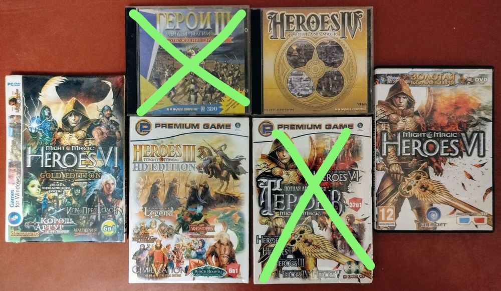 Диск з грою Герои  Меча и магии 6/ Heroes  of might and magic 6