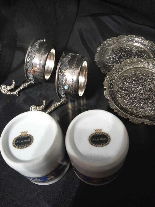 Conjunto de café em casquinha