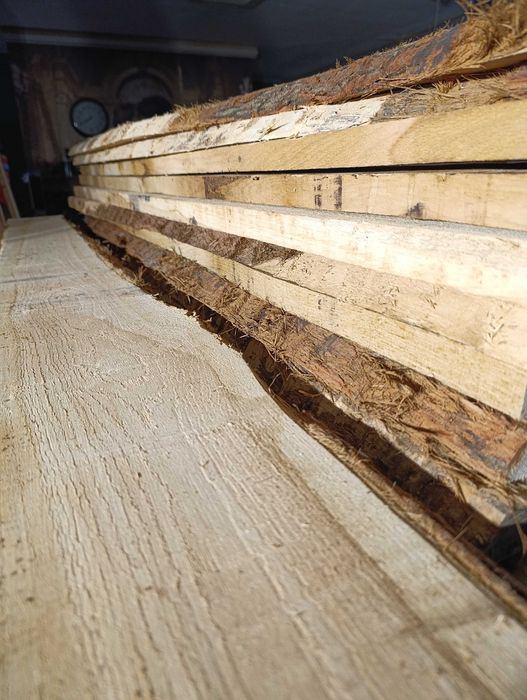 Tarcica dębowa po suszarni dąb suchy RUSTIC