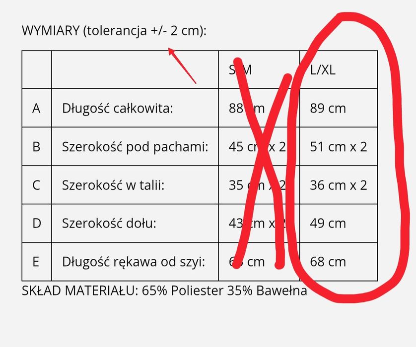 Sukienka damska L/XL