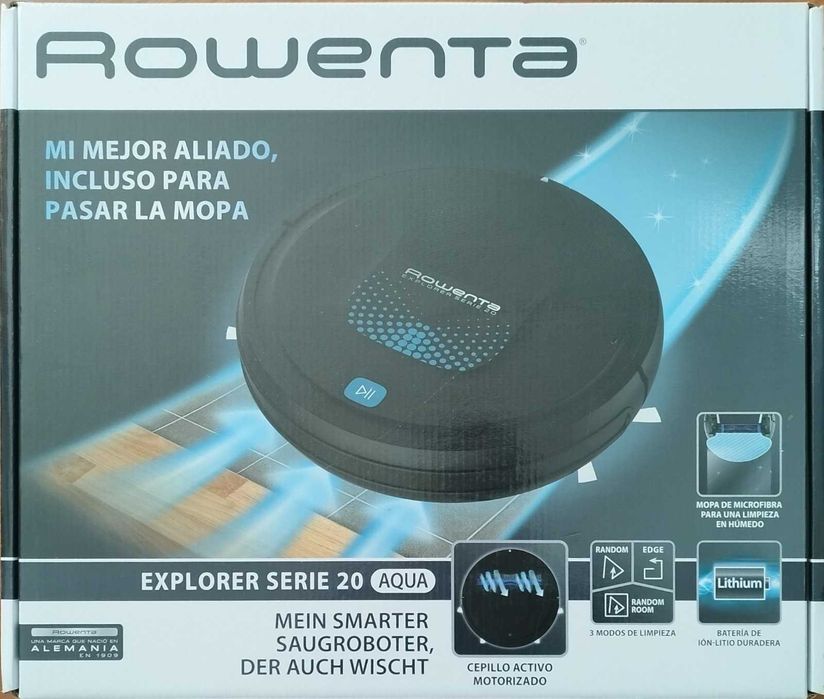 Aspirador Rowenta Explorer Serie 20 AQUA com mopa.