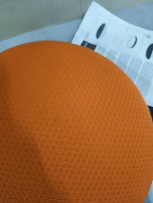 Topstar Stołek biurowy Sitness Bob aluminium biały pomarańczowy