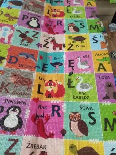 Mata Piankowa Edukacyjna Składana Dwustronna 120x180 Cm Nauka Dźwięków