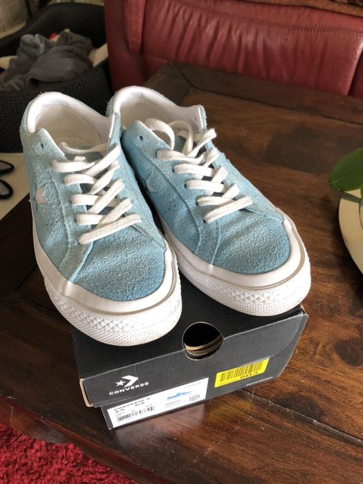 Converse one star ox blue