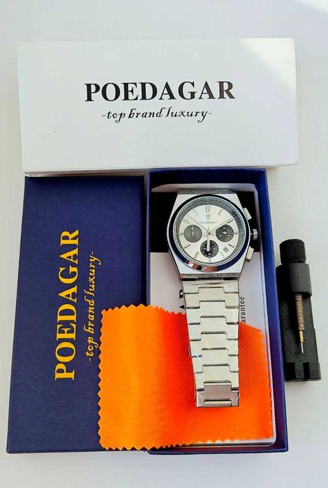 Наручний годинник хронограф «POEDAGAR». Подарунковий бокс НОВИЙ Луцьк