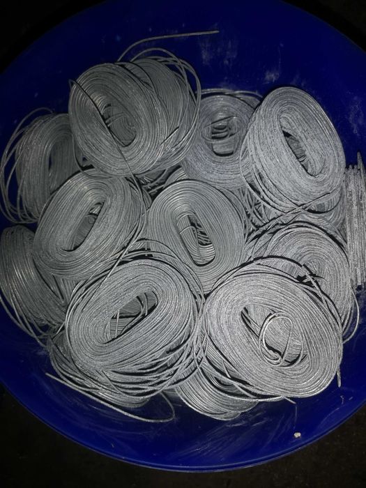 Drut wiązałkowy, ocynkowany, w motkach, 35 kg