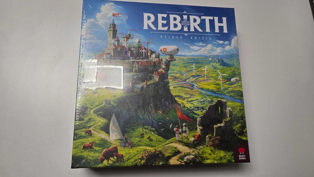 Rebirth Limited Edition Kickstarter limited gra planszowa folia