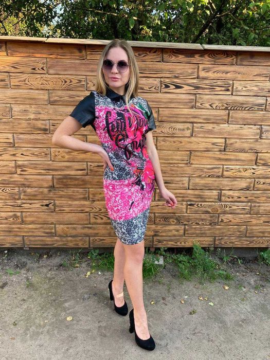 Жіноча котонова сукня-сорочка 42 розмір туреччина