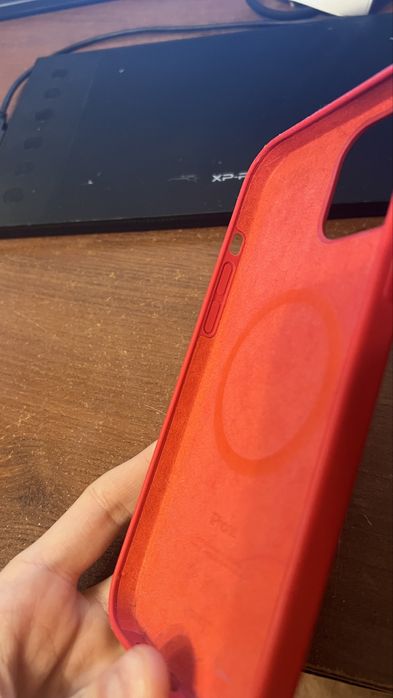 Etui apple silicone silikon product red czerwone iphone 12 pro max