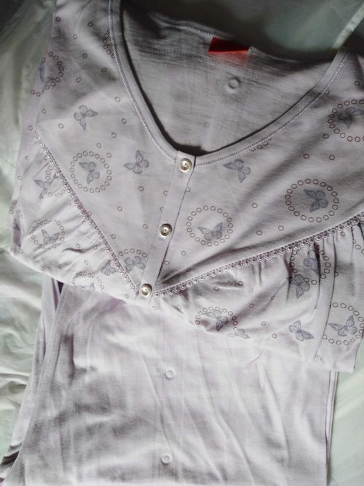Pijama Lilás com borboletas Triumph 50 - NOVO