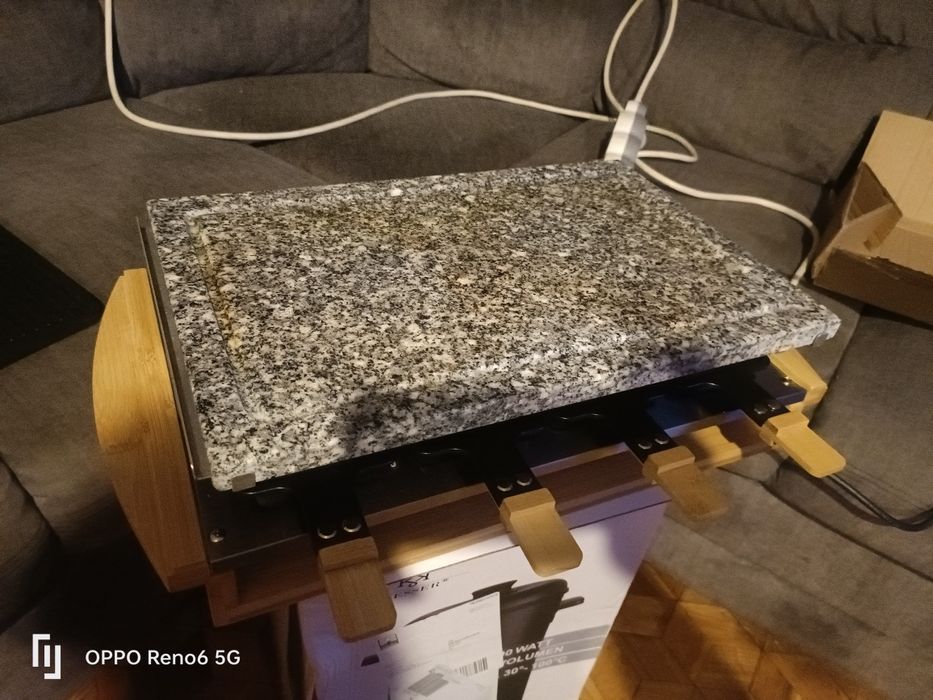 Raclette grill elektryczny KESSER PŁYTA czarny 1200 W