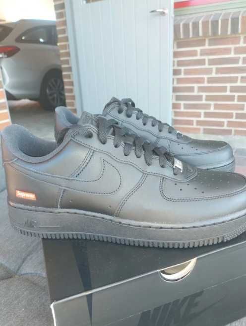 Nike_Air_Force_1_Low_Supreme_black. Rozmiar  44