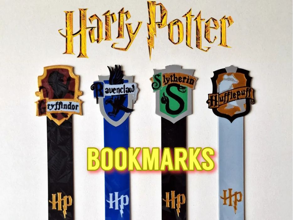 Marcadores de Livros Harry Potter