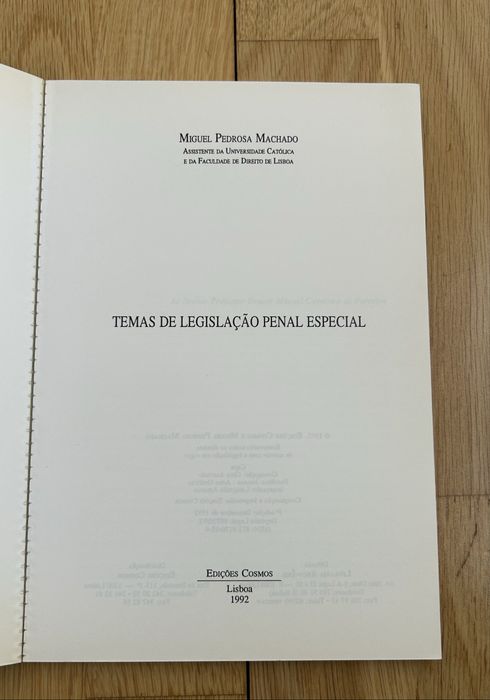 Temas de Legislação Penal Especial