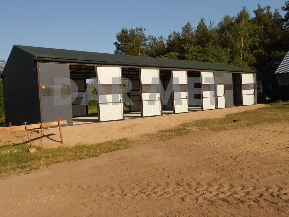 Hala Garaż Wiata Warsztat Magazyn Konstrukcja Stalowa Projekt Dar Met