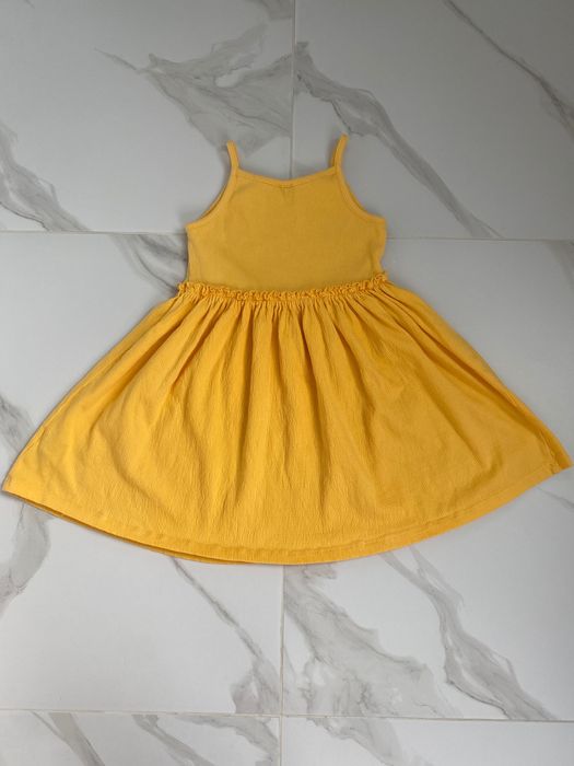 Літнє плаття платтячко сукня сарафан 5-6 р 110-116 р жовте платье