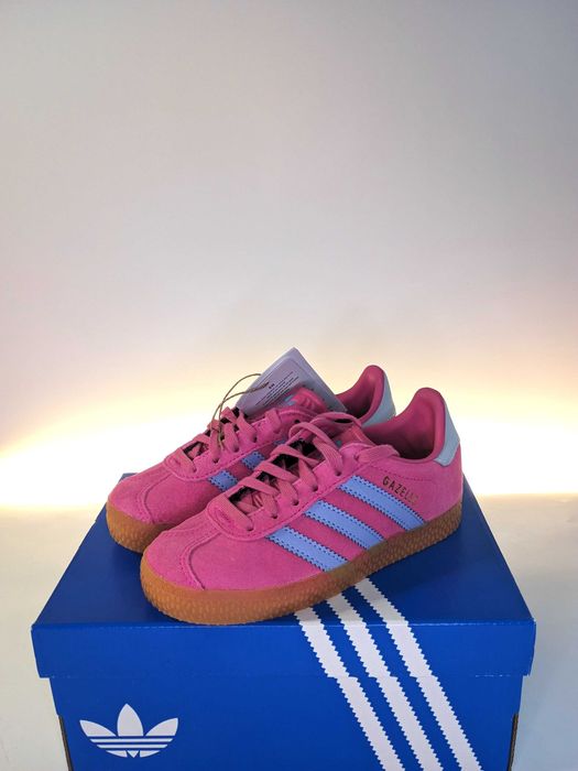 Рожеві дитячі кеди Adidas Gazelle C EU 31 - 20,1 см оригінал