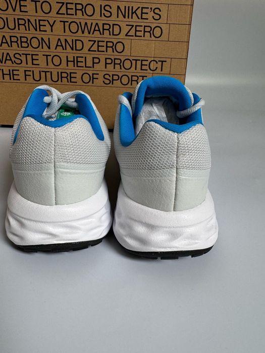 Nowe sneakersy NIKE REVOLUTION 6 NN (GS) szare niebieski 38,5